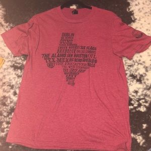 Texas t-shirt with Texas favorite things